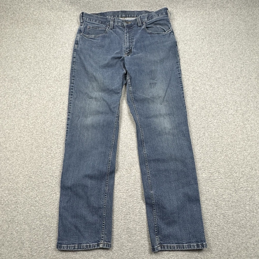 Duluth Trading Co Flex Weekender Jeans 38x34 (36x34) Relaxed Fit Denim‎ Workwear